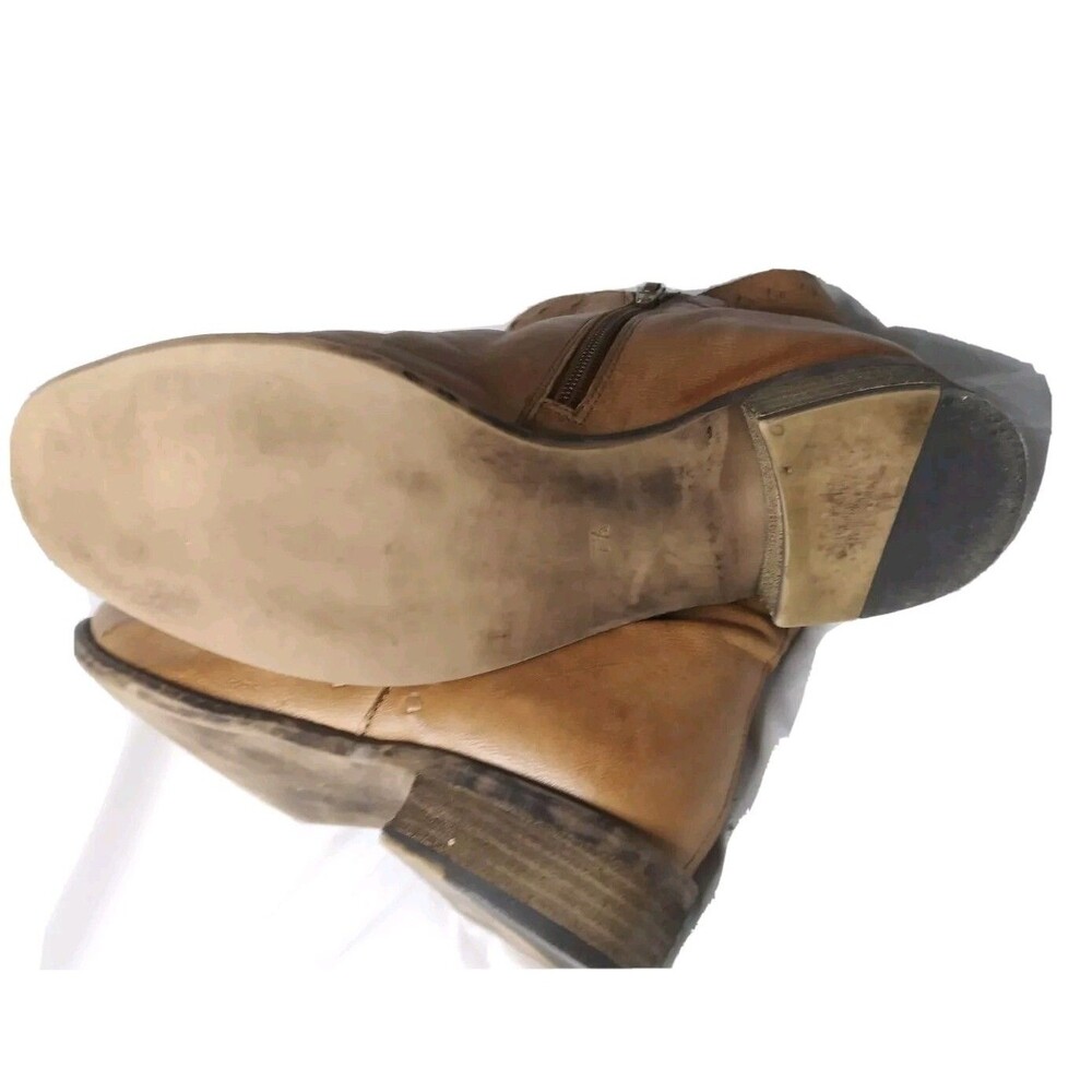 Diba True River Queen Booties Tobacco Brown leather Size 7.5 - Picture 6 of 7